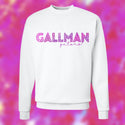 Gallman Hearts Pink/Purple Crewneck Sweatshirt