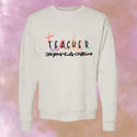 Teacher Crayons Kids Caffeine Crewneck Sweatshirt