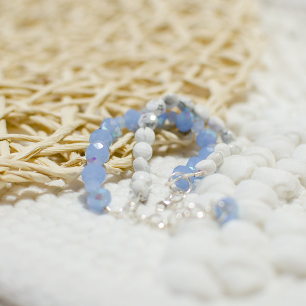 Blue & Marble Bracelet