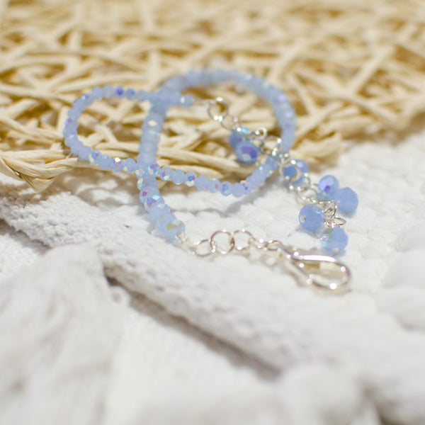 Sparkle Blue Wrap Bracelet