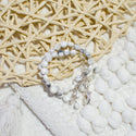 White Marble Wrap Bracelet