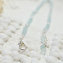 Ocean & White Marble Wrap Bracelet