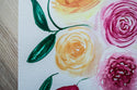 Yellow & Pink Floral - Art Print