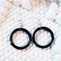 Black & Green Earrings