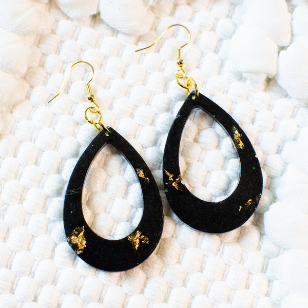 Black & Gold Earrings