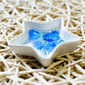 Blue Flowers Ceramic Jewelry Dish