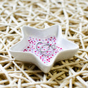 Pink & Purple Dots Ceramic Jewelry Dish