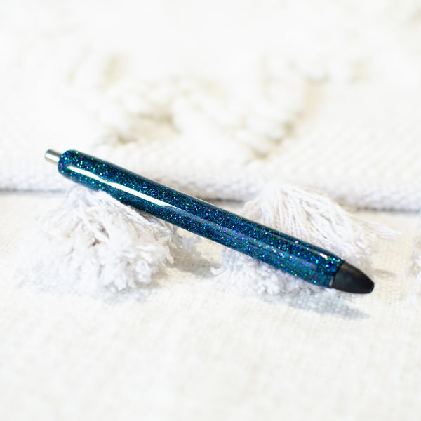 Dark Blue Glitter Pen