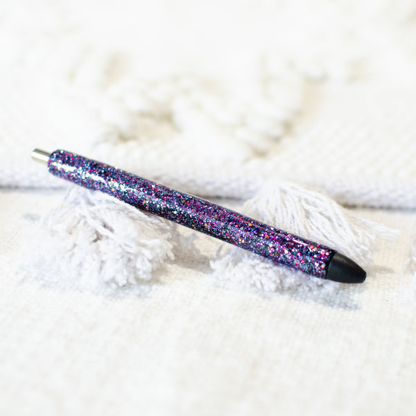 Purple Glitter Pen